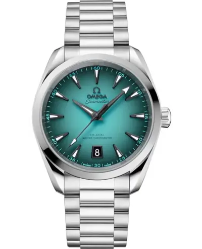 Omega Seamaster Aqua Terra 150M Turquoise Dial Steel Men's Watch Model No. 220.10.38.20.03.005 (arb15375)