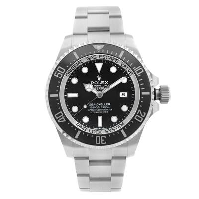 Pre-owned Rolex Sea-Dweller Automatic Chronometer Black Dial Mens Watch, Item Code M126660-0002 126660 BKSO (black, arb15456)