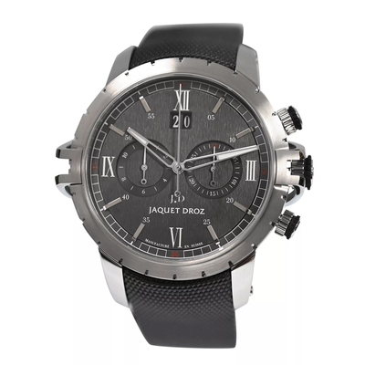 J029530541 Jaquet Droz Grande Seconde Sw Chronograph Automatic Grey Dial Mens Watch (black, arb15707)