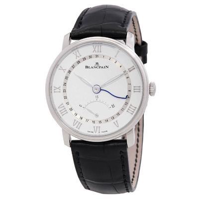 Blancpain Villeret Ultra Slim Automatic White Dial Retrograde Mens Watch, Article: 6653Q-1127-55B (black, arb669)