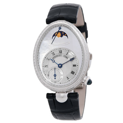 Breguet Reine De Naples Automatic Diamond Ladies Watch, Art. 8908bb/52/964/d00d3L (black, arb1528)