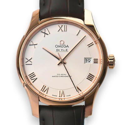 Omega De Ville Automatic Silver Dial Mens Watch [433.53.41.21.02.001] (brown, arb16051)