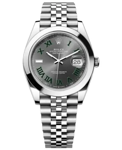 Rolex Datejust 41 Stainless Steel Automatic Slate Dial Men's Watch Model M126300-0014 (arb16213)