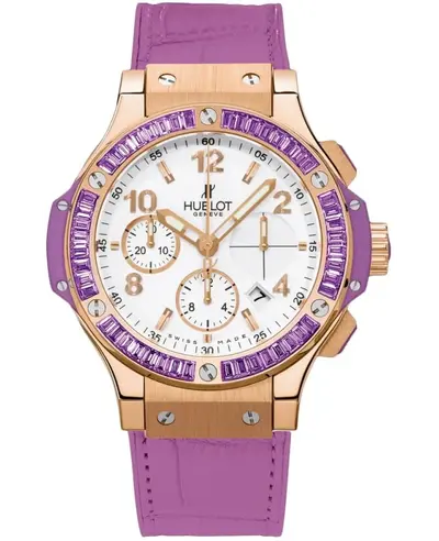 Authentic Hublot Big Bang Chronograph Men's Watch Model 341.PV.2010.LR 341.PV.2010.LR.1905 (white, arb17317)