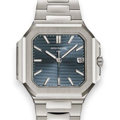 Patek Philippe Cubitus Automatic Mens Watch 7128-1G-001 (blue, arb17379)