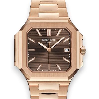 Patek Philippe Cubitus Automatic Mens Watch - Артикул: 7128-1R-001 (brown, arb17380)