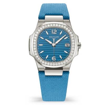 Nautilus 7010G-013 Ladies Watch Patek Philippe (blue, arb17383)