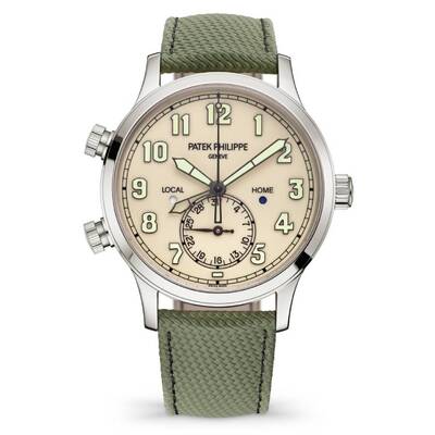 Patek Philippe Complications Automatic Day-Night Mens Watch 5524G-010 (beige, arb17388)