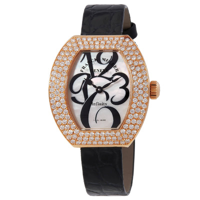 Franck Muller Infinity Quartz Diamond Ladies Watch [3530 QZ A D3 5N] (black, arb17452)