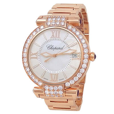 Pre-Owned Chopard Imperiale Diamond Mother of Pearl Ladies Watch Article: 384241-5004 (arb17602)