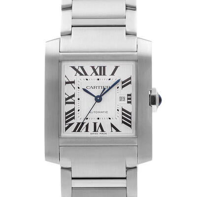 Pre-owned Cartier Tank Francaise Automatic Mens Watch WSTA0067 (arb17778)
