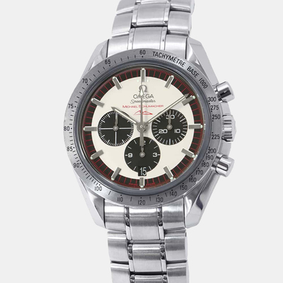 Omega Speedmaster Schumacher Edition Chronograph Watch Model No: [3853.32] Reference 1134481 (white, arb18821)