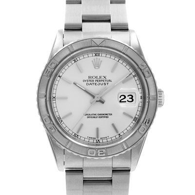 Pre-owned Rolex Datejust 36 Automatic Chronometer Silver Dial Mens Watch Model 16264 SSO (arb19164)