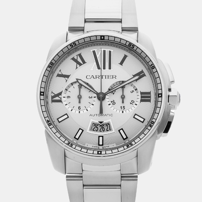 Cartier Calibre De Cartier Chronograph W7100045 Automatic Men's Watch 42MM, Reference 1142108 (arb19190)
