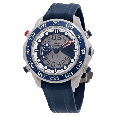 Omega Seamaster Regatta Chronograph Analog-Digital Mens Watch 21692467910001 (blue, arb19302)