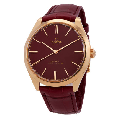 Omega 435.53.40.21.11.001 De Ville Tresor Anniversary Red Dial Watch (arb19304)