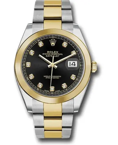 Rolex Datejust 41 Model M126303-005 Brand New Authentic M126303-0005 (black, arb19462)