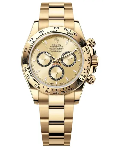 Rolex Cosmograph Daytona Model M126508-0005 Yellow Gold Golden Dial Men's Watch (arb19469)