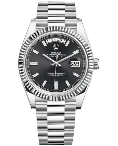 Rolex Day-Date 40 Black Diamond Dial Model M228236-0004 (black, arb19470)