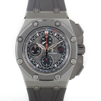 Pre-owned Audemars Piguet Royal Oak Offshore Chronograph Grey Dial Mens Watch 26568IM.OO.A004CA.01 (arb19482)