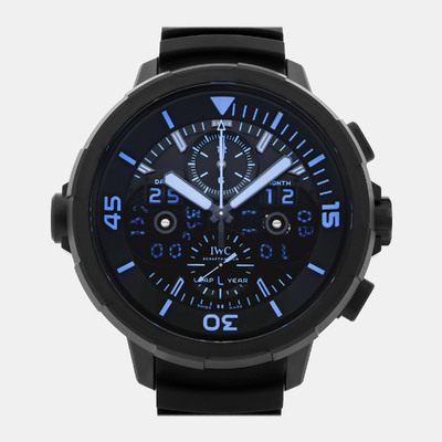 IWC Aquatimer Perpetual Calendar Digital Date-Month 49MM Limited Edition 1097093 (black, arb19526)