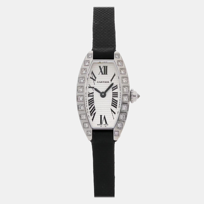 Cartier Mini Tonneau 15 mm Quartz Women's Watch A1099990 (white, arb19534)