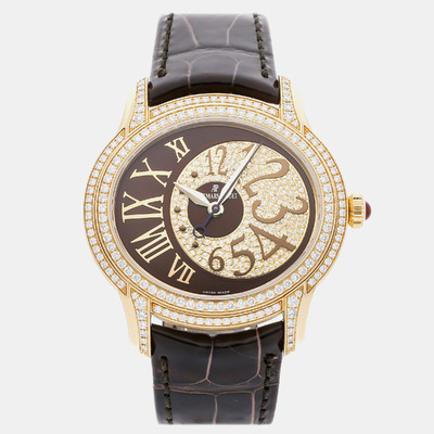 77302BA.ZZ.D094CR.01, Automatic Men's Wristwatch Audemars Piguet 1120968 (brown, arb19610)