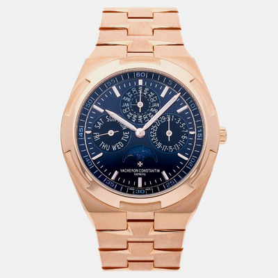 Vacheron Constantin Overseas Perpetual Calendar Ultra Thin Automatic Mens Watch 41mm B509 1128758 (blue, arb19637)