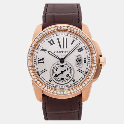 Cartier Calibre De Cartier WF100005 - Authentic Automatic Men's Wristwatch 1130542 (arb19651)