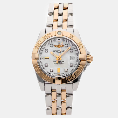 Breitling Galactic C71356L2/A712 Quartz Women's Wristwatch 1135801 (white, arb19666)