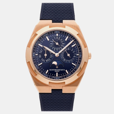 Vacheron Constantin Overseas Perpetual Calendar Ultra-Thin Automatic Mens Watch Model 4300V/000R-B509 1136049 (blue, arb19672)