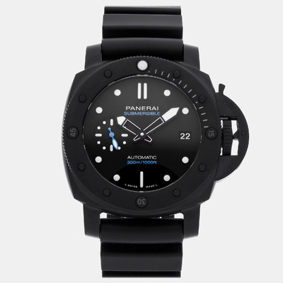 Pre-Owned Panerai Submersible PAM 1231 1136052 (black, arb19674)