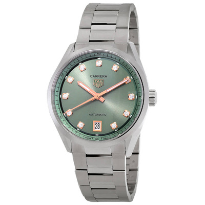Tag Heuer Carrera Date Automatic Diamond Ladies Watch WBN2317.BA0001 (arb19929)
