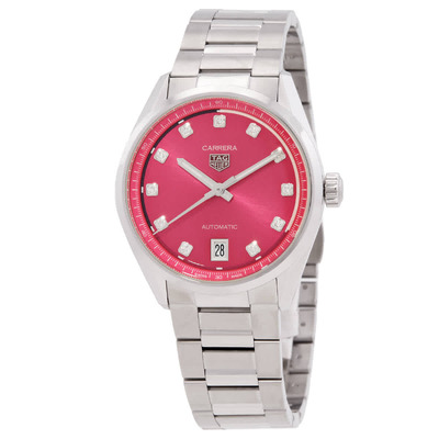 Tag Heuer Carrera Date Automatic Diamond Ladies Watch WBN2318.BA0001 (pink, arb19961)