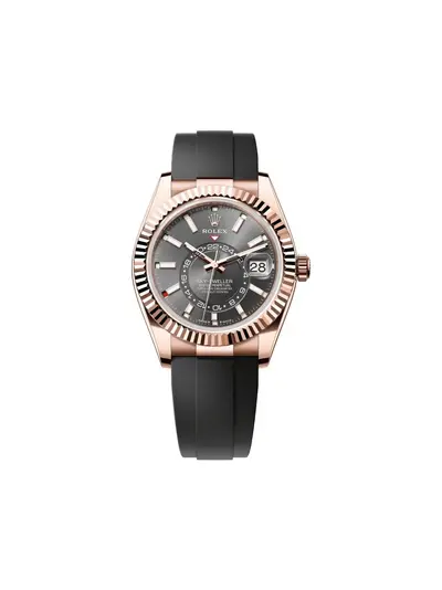 Rolex Sky-Dweller Ref 30194682 Automatic Movement, Rose Gold Case with Black Baton Dial and Date Cyclops Lens (arb20033)
