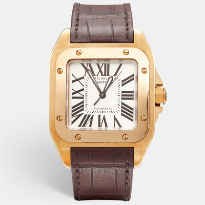 Cartier Santos 100 W20108Y1 Unisex Watch 1153396 (brown, arb20087)