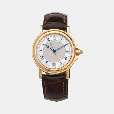 Breguet White Dial 18k Yellow Gold Marine Automatic Women's Watch, Reference: 1152812 (white, arb20094)