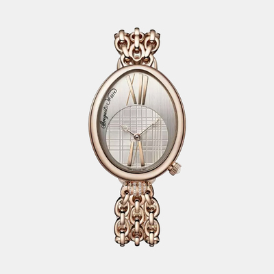 Breguet Silver 18k Rose Gold Reine de Naples 8968BR Women's Wristwatch Article: 1152816 (arb20096)