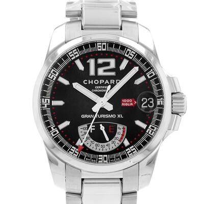 Pre-owned Chopard Mille Miglia GT XL Black Dial Mens Watch 168457-3001 (black, arb20138)