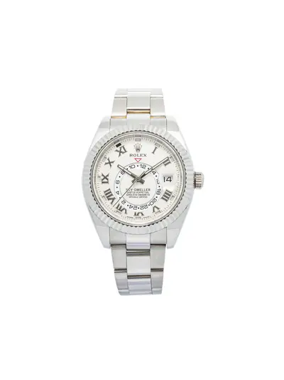 Rolex Sky-Dweller 30221795 - Elegant Chronograph with Roman Dial and Fluted Bezel (arb20265)