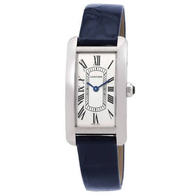 Cartier Tank Americaine Small Model WSTA0082 (blue, arb2018)