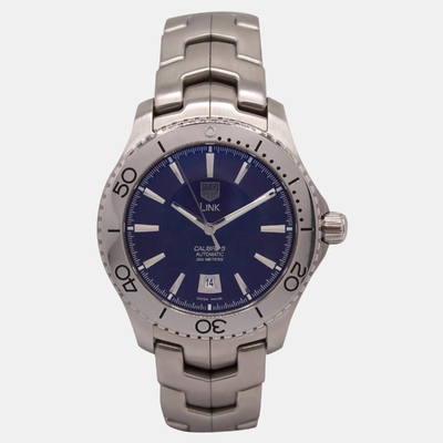 Tag Heuer Link Stainless Steel Brown Dial Automatic Mens Watch WJ201D Calibre 5 1155265 (brown, arb20326)