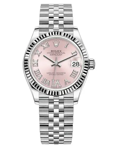 Rolex Datejust 31 Women's Watch Model M278274-0024 with Pink Roman Diamond Dial (pink, arb20335)