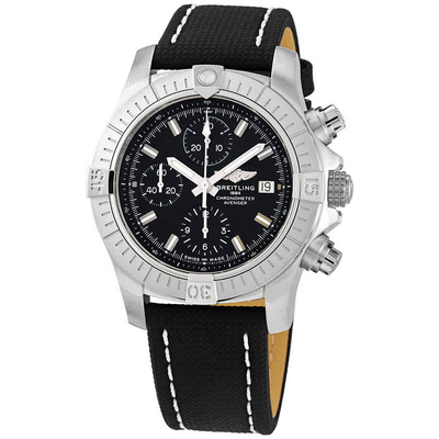 Breitling Avenger Chronograph Automatic - Black Dial Mens Watch A13385101B1X1 (black, arb20360)