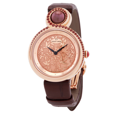 Jaquet Droz Lady 8 Rose Gold Automatic Ladies Watch J014503200 (black, arb13770)