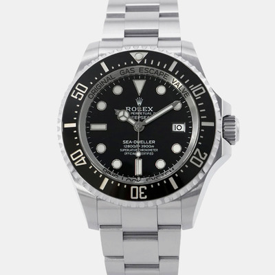 Rolex Black Stainless Steel Sea-Dweller Deepsea 136660 Automatic Mens Wristwatch Reference: 1157609 (black, arb20577)