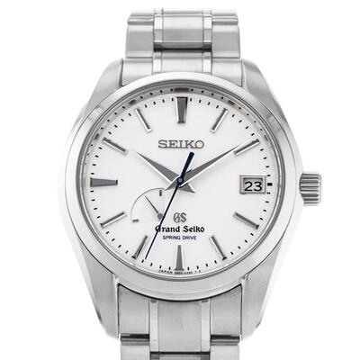 Pre-owned Grand Seiko Spring Drive Automatic White Dial Mens Watch SBGA011 (green, arb20707)