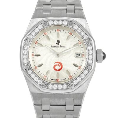 Pre-owned Audemars Piguet Royal Oak 67611ST.ZZ.D012CR.01, Silver Dial (arb20764)