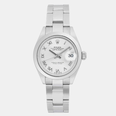 Rolex Datejust 279160, Silver Stainless Steel Automatic Women's Watch Ref. 1160630 (arb20788)