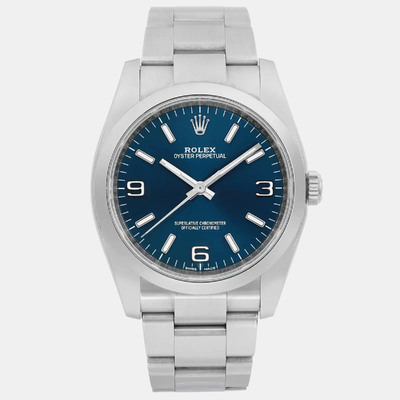 Rolex Blue Stainless Steel Oyster Perpetual 116000, Ref: 1160619 (blue, arb20805)